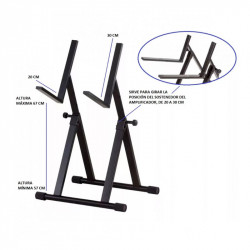 HAMILTON KB70A SOPORTE PARA AMPLIFICADOR O MONITOR