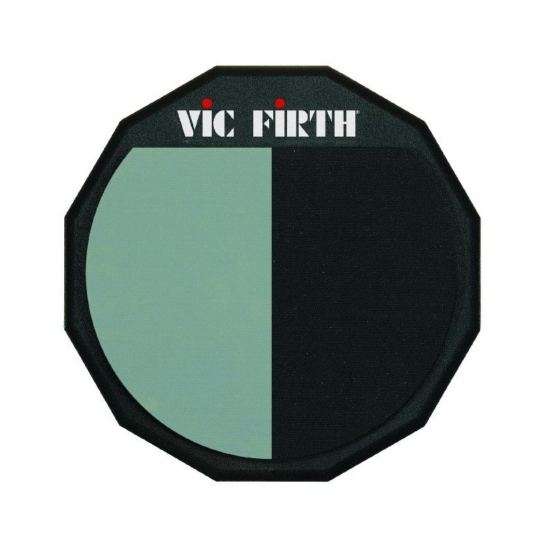 VIC FIRTH PAD12H PAD DE PRÁCTICA DOBLE SUPERFICIE